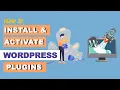 How to install and activate WordPress plugin