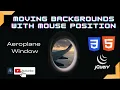 Moving background with mouse position CSS tricks HTML Jquery