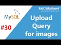 How to Upload Query for images in core PHP MySQLi