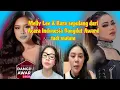 Melly Lee dan Rara sepulang dari acara Indonesia Dangdut award tadi malam