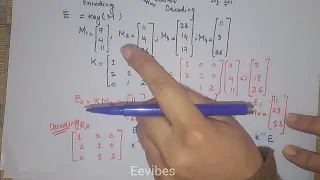 Application of Linear Algebra Encoding and Decoding with Example