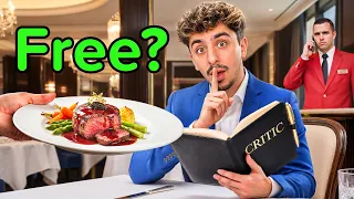 I Pretended to be a Food Critic for FREE Food