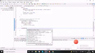 Linked list reverse in java using Stack