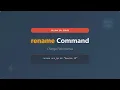 Splunk SPL rename Command Tutorial - Change Field Names for Better Dashboards