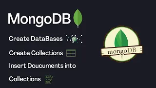 1 Create Database Create Collections Insert documents into Collections MongoDB Tutorial