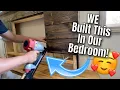 How To DIY Build a Farmhouse Inspired Electric Fireplace That Cost LESS Than 500