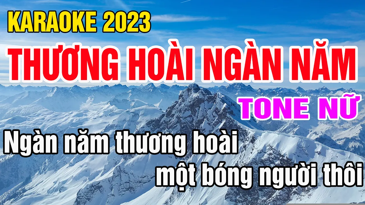 Thương Hoài Ngàn Năm Karaoke Tone Nữ Nhạc Sống gia huy beat
