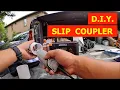 HOW TO MAKE YOUR OWN PVC PIPE SLIP COUPLER DIY REPAIR COUPLER