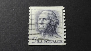 Postage stamp USA U S Postage Washington Price 5 cents