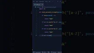 check password strength in python
