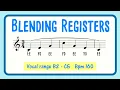 Lagu Stemoefening: het mengen van registers (EE naar YO arpeggio) | Mannenstem