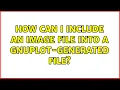Unix Linux How can I include an image file into a gnuplot-generated file