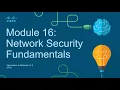CCNA Module 16 Network Security Fundamentals - Introduction to Networks ITN