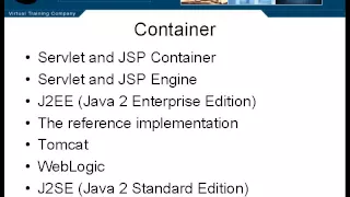 Lesson2 The Container Java Servlet JSP Tutorial