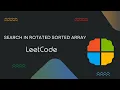 Search in Rotated Sorted Array - Leetcode 33