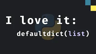 The True Power of defaultdict in Python
