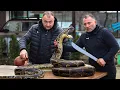 Download Lagu Grilling Snake Kebab: Delicious Snake Meat Recipe on Charcoals