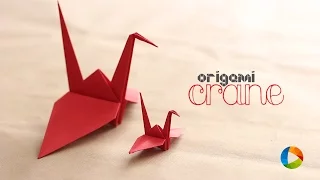 Easy Origami Crane Tutorial How to Make a Paper Crane Step by Step