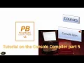 PowerBasic for Console Course - Starting with the Console Compiler