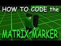 Lagu Hoe je de MATRIX MARKER in *Find The Markers* Roblox codeert