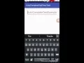 Basic AutoCompleteTextView Android App Test for Android tutorials for beginners