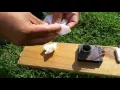 Flash Pot Instructions with flash cotton and paper