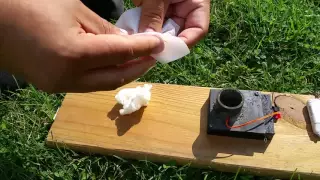 Flash Pot Instructions with flash cotton and paper