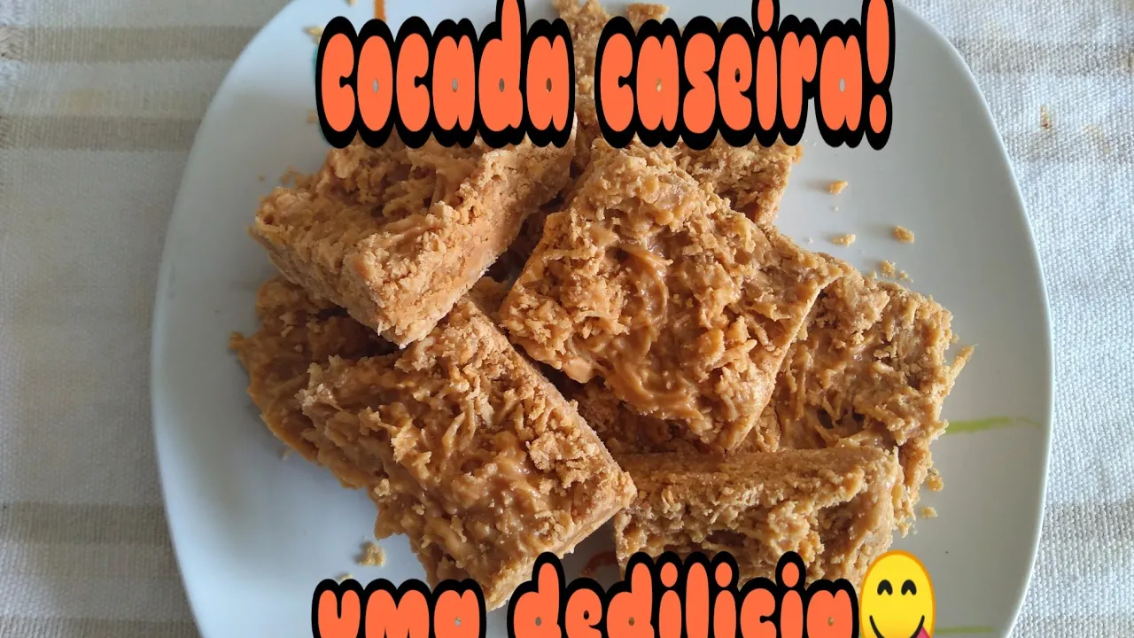 RECEITA COCADA COM APENAS 4 INGREDIENTES VIVIANE BATISTA