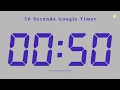 Set a Timer for 50 Seconds
