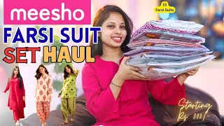 huge meesho cotton suit set haul office u0026 college wear farsi salwar 