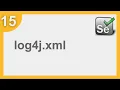 Selenium Framework for Beginners 15 How to add Log4j xml file in Java project