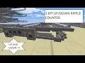 Minecraft Redstone stuff - 3 bit up down ripple counter