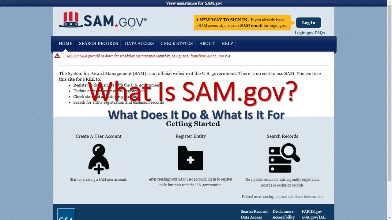 The 1st Step to Doing Business with the Government is SAM Registration [What Is SAM gov?]