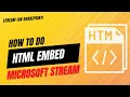 How Embed Codes Work in Microsoft Stream on SharePoint