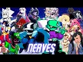 Download Lagu Nerves but Different Characters Sing It  (FNF Nerves but Everyone Sings It)
