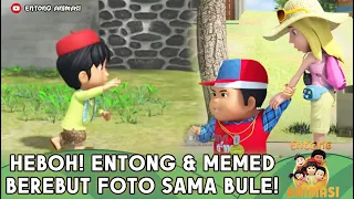 jadi norak pertama kali liat bule entong u0026 memed berebut foto entong animasi