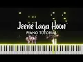 Lagu Jeene Laga Hoon - Atif Aslam | Piano Tutorial | Instrumental | Piano Cover | Synthesia | Pragya