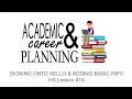 HS Xello - How to Sign On to XELLO