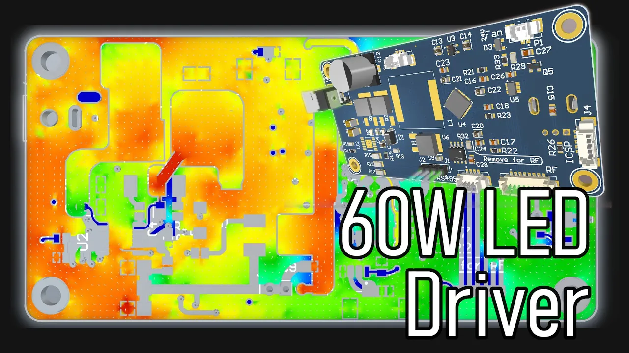 SDG #245 Design of a 60W Synchronous LED driver and Current Density Modelling in PDN Analyzer
