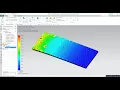 simple Beam analysis Basic beam simulation with NASTRAN solver in NX siemens 10