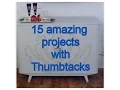 15 Amazing Diy Projects with Thumbtacks