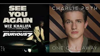 Download See You Again vs. One Call Away (Mashup) [Rap Version] | Charlie Puth \u0026 Wiz Khalifa Song Mashup MP3