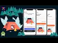 Android UI Design Tutorial Modern Login Register Screen UI Design UiUX Tutorial