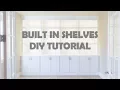 DIY Built In Shelves Tutorial | Base | Cabinets | Part I