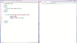 HTML iframe Tutorial