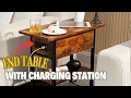 End Table with Charging Station - The Smart Side Table You Need
