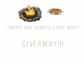 AJ Orange Long Wrist and Fire Pit Giveaway