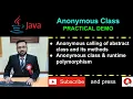 Java - Anonymous Class runtime polymorphism