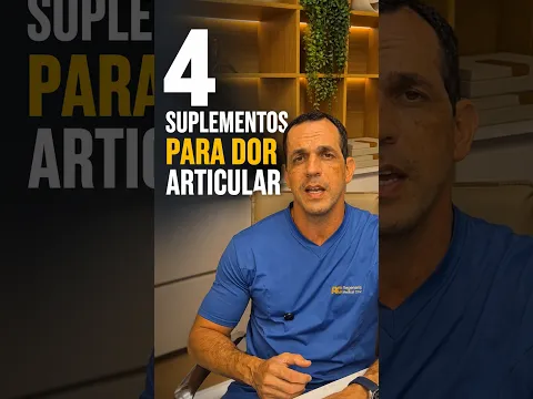 4 Suplementos para dor no joelho, quadril e coluna