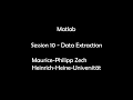 Data Wrangling with Matlab - Session 10 Data Extraction